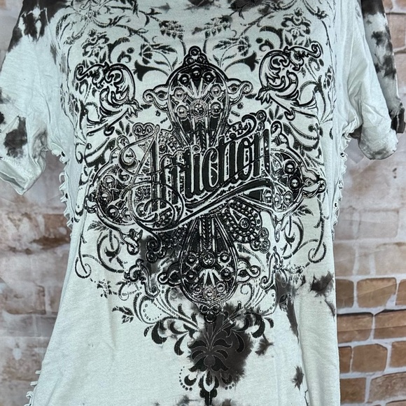 Affliction Women’s Graphic Short Sleeve Tie-Dye T-Shirt -Size: Medium -NWT - Picture 6 of 14